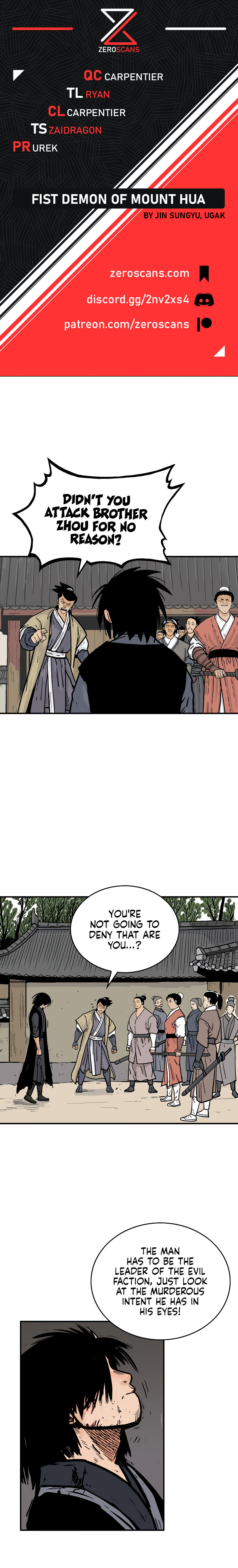 Fist demon of Mount Hua Chapter 55 - Page 1