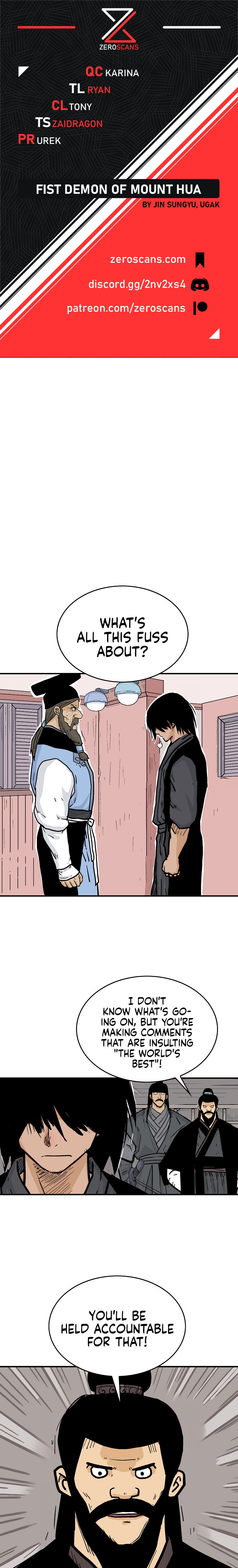 Fist demon of Mount Hua Chapter 67 - Page 1