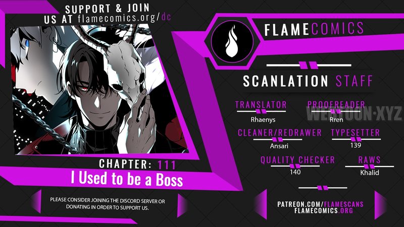 I Used to be a Boss Chapter 111 - Page 1