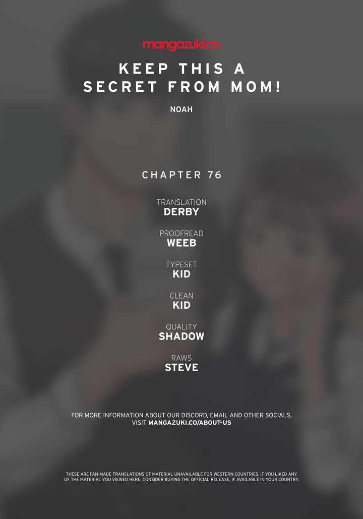 Keep it a secret from your mother! Chapter 76 - Page 1