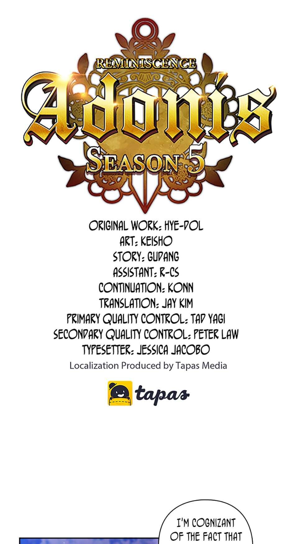 Reminiscence Adonis Chapter 171 - Page 3