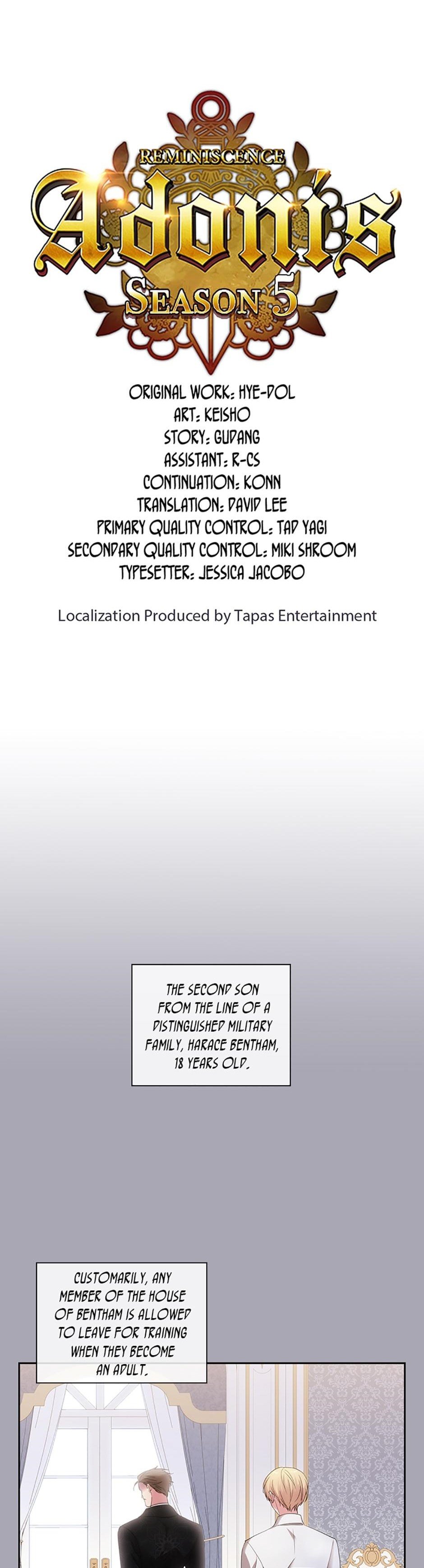Reminiscence Adonis Chapter 201 - Page 1