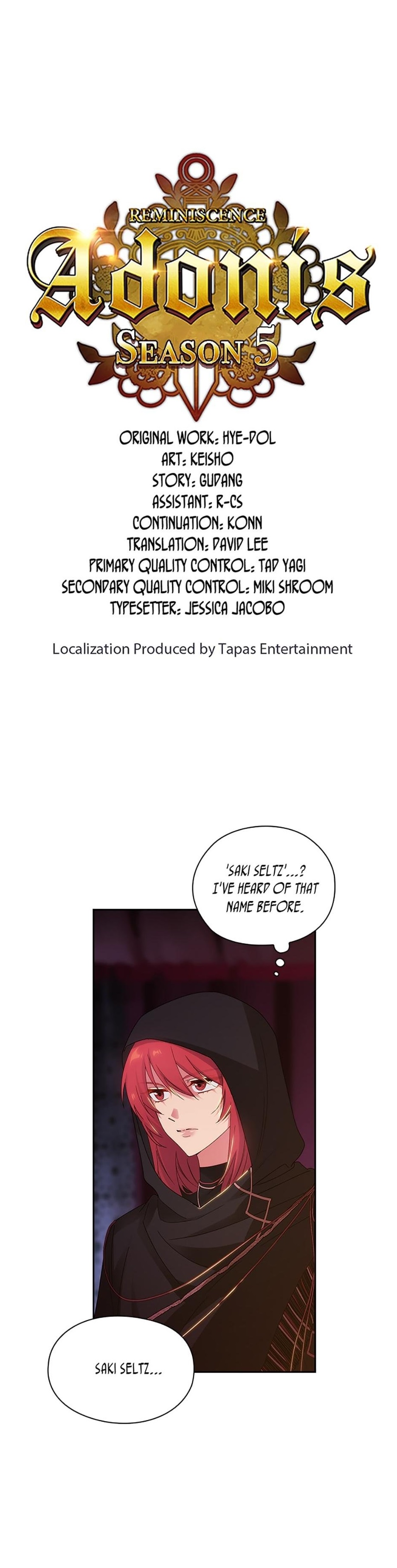 Reminiscence Adonis Chapter 206 - Page 1