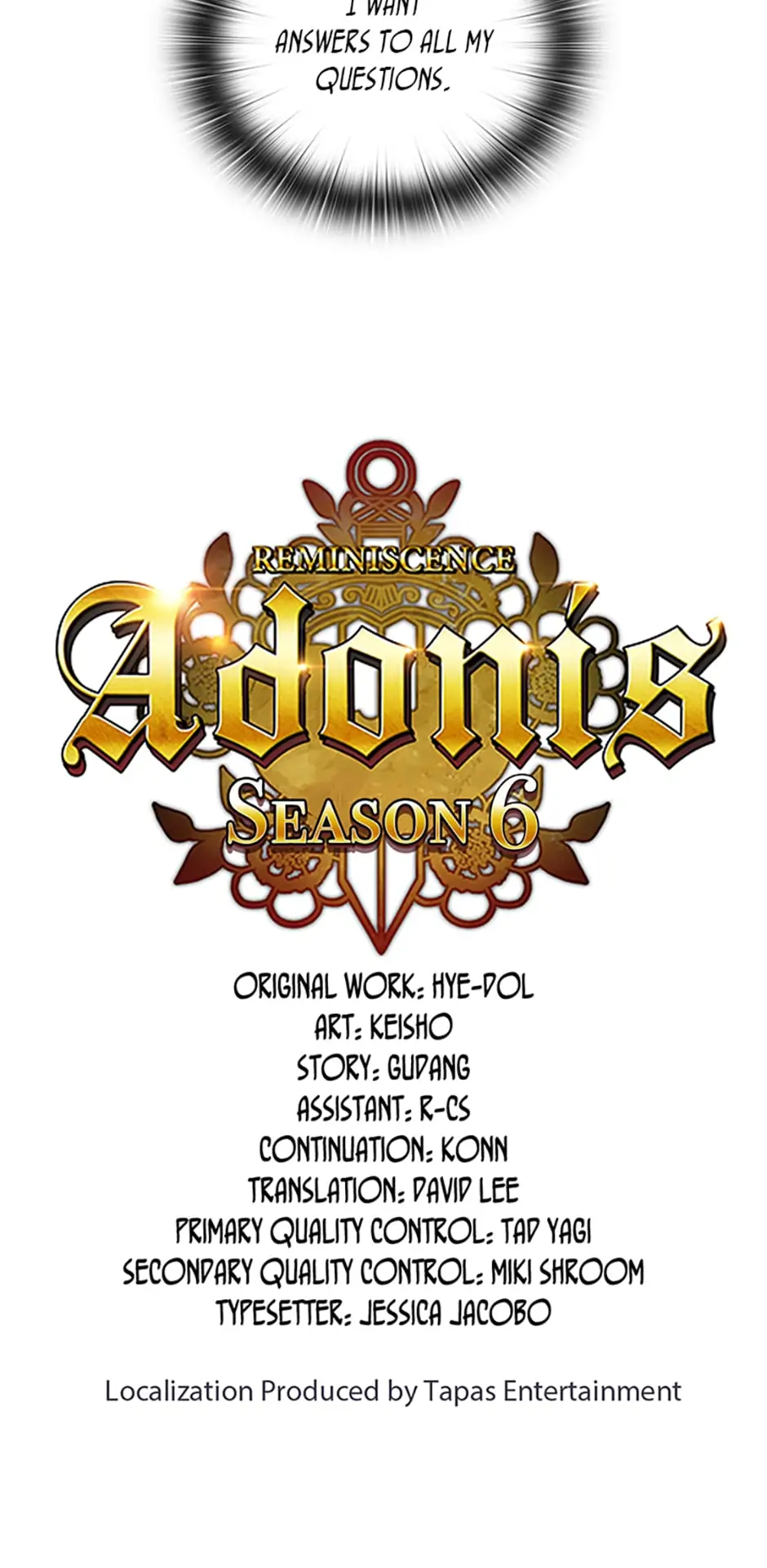 Reminiscence Adonis Chapter 233 - Page 62