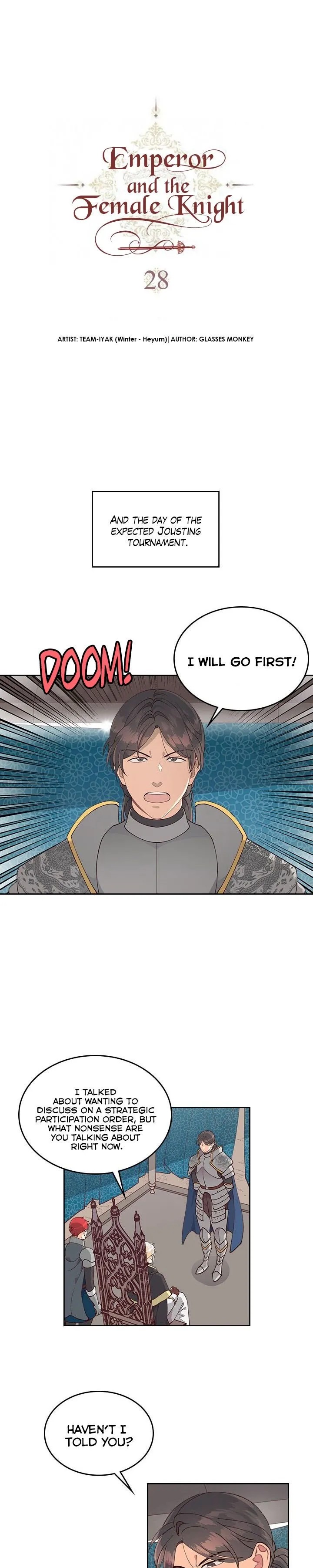 Emperor And The Female Knight Chapter 28 - Page 2