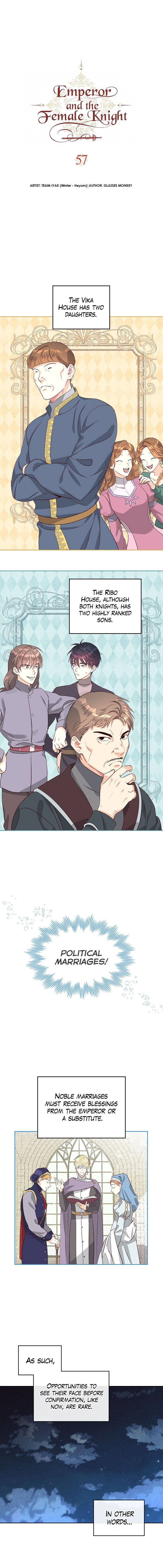 Emperor And The Female Knight Chapter 57 - Page 2
