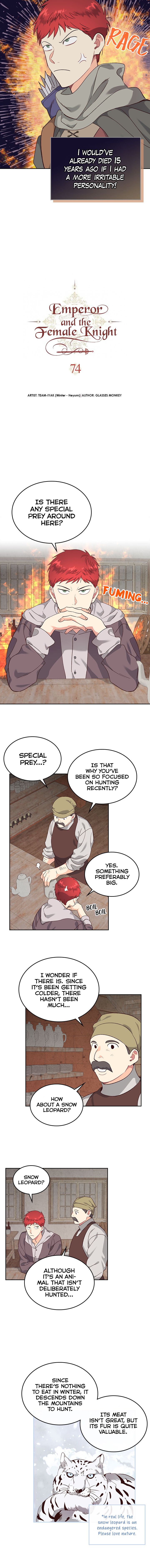 Emperor And The Female Knight Chapter 74 - Page 3