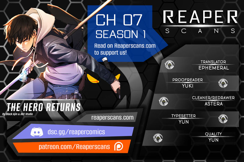 The Hero Returns Chapter 7 - Page 1