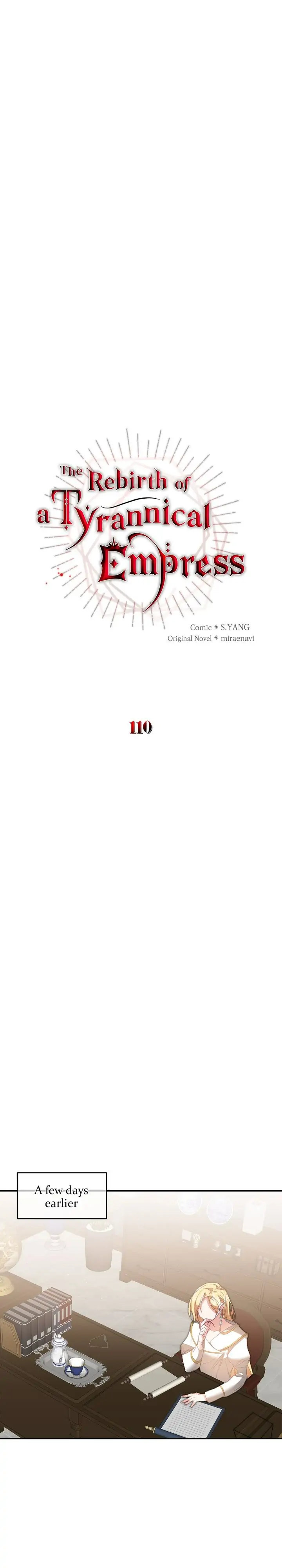 The Rebirth of a Tyrannical Empress Chapter 110 - Page 4