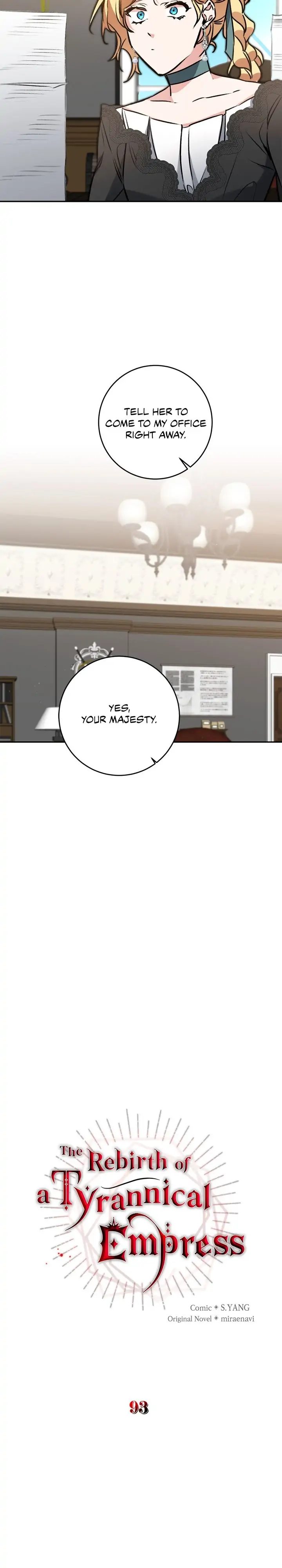 The Rebirth of a Tyrannical Empress Chapter 93 - Page 11