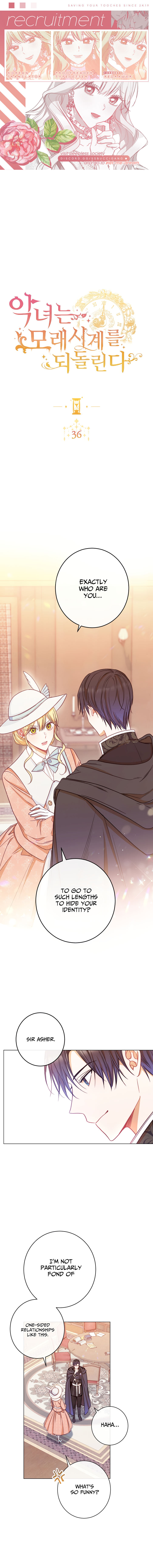 The Villainess Reverses the Hourglass Chapter 36 - Page 1