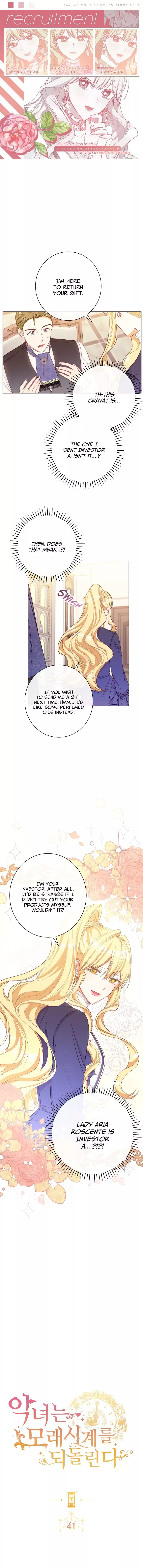 The Villainess Reverses the Hourglass Chapter 41 - Page 1