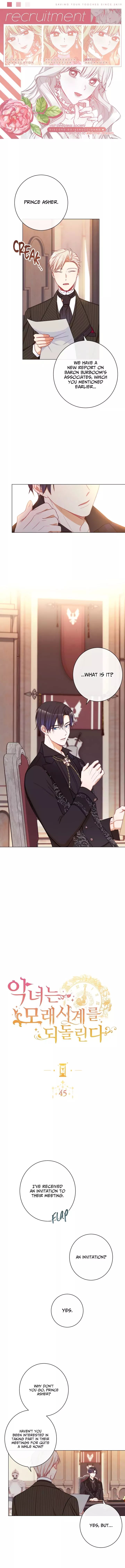 The Villainess Reverses the Hourglass Chapter 45 - Page 1