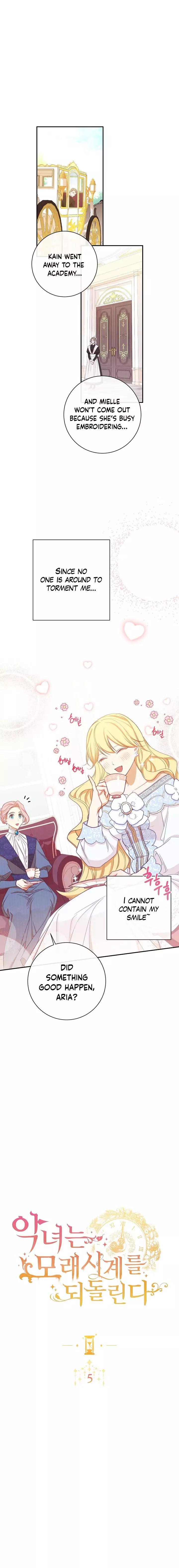 The Villainess Reverses the Hourglass Chapter 5 - Page 1