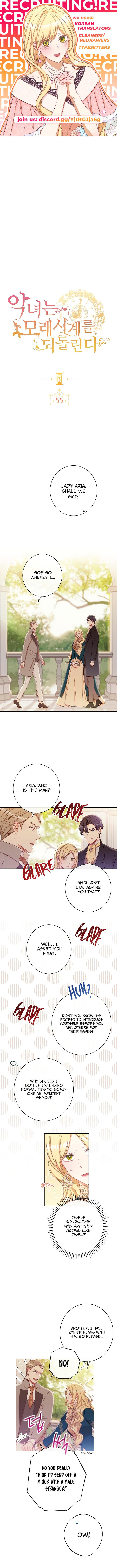 The Villainess Reverses the Hourglass Chapter 55 - Page 1