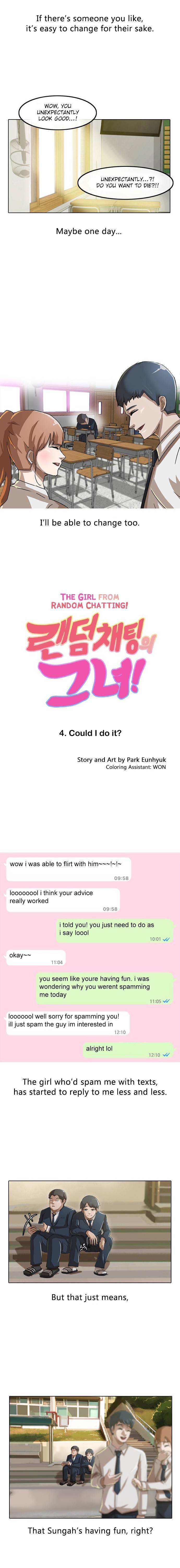 The Girl from Random Chatting! Chapter 4 - Page 1