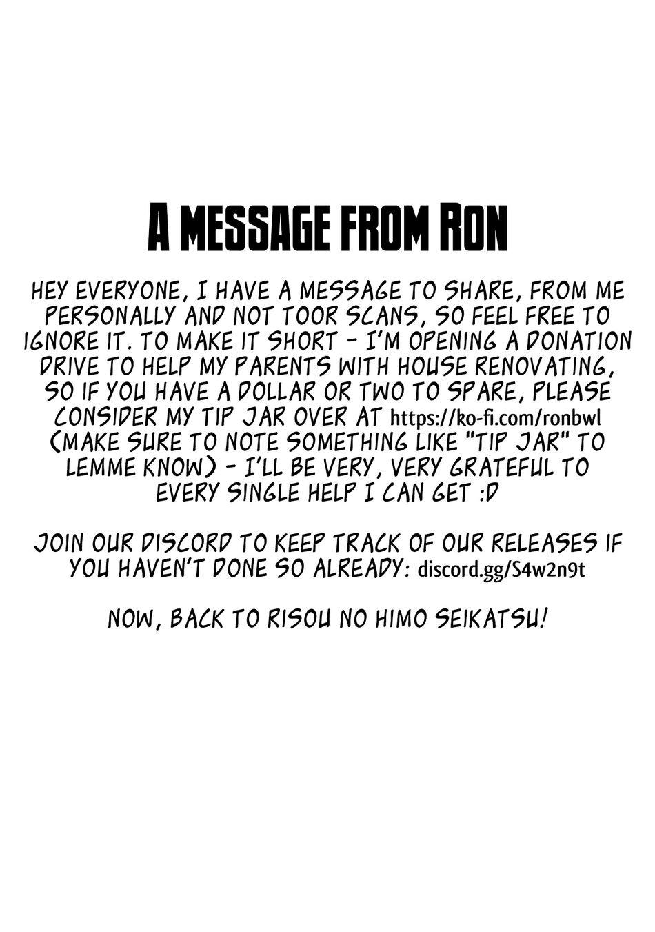 Risou no Himo Seikatsu Chapter 66 - Page 1