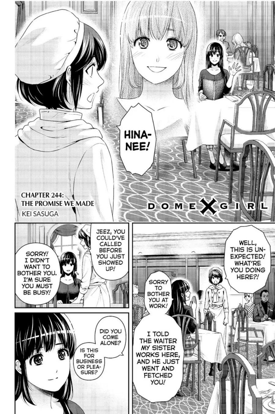 Domestic na Kanojo Chapter 244 - Page 2