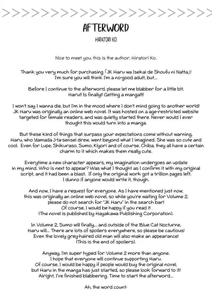 JK Haru wa Isekai de Shoufu ni natta Chapter 4 - Page 41