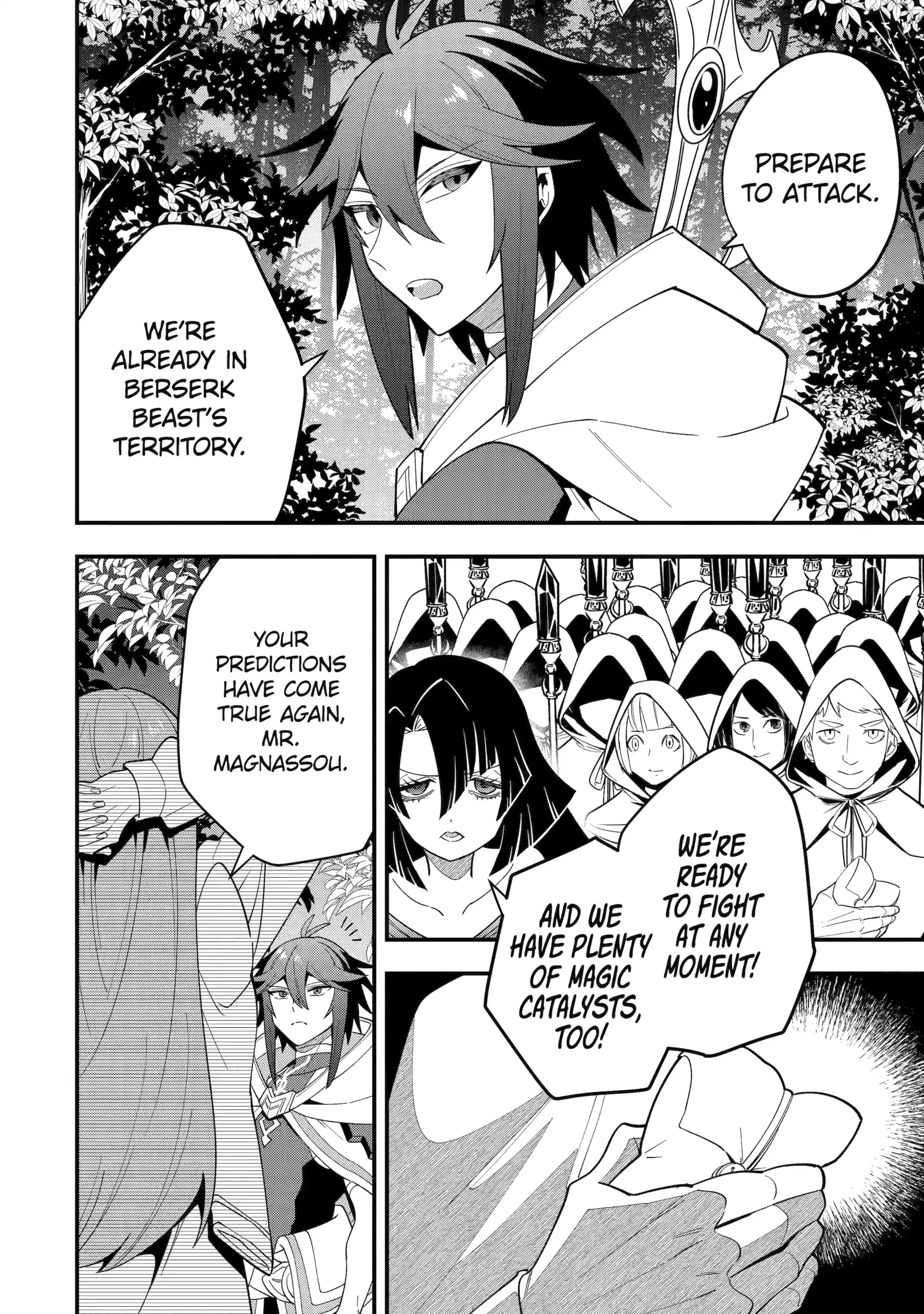 Kouryakuhon O Kushi Suru Saikyou No Mahoutsukai ~< Meirei Sa Sero > To Wa Iwa Senai Oreryuu Mao Tobatsu Saizen Ruuto ~ Chapter 68 - Page 32