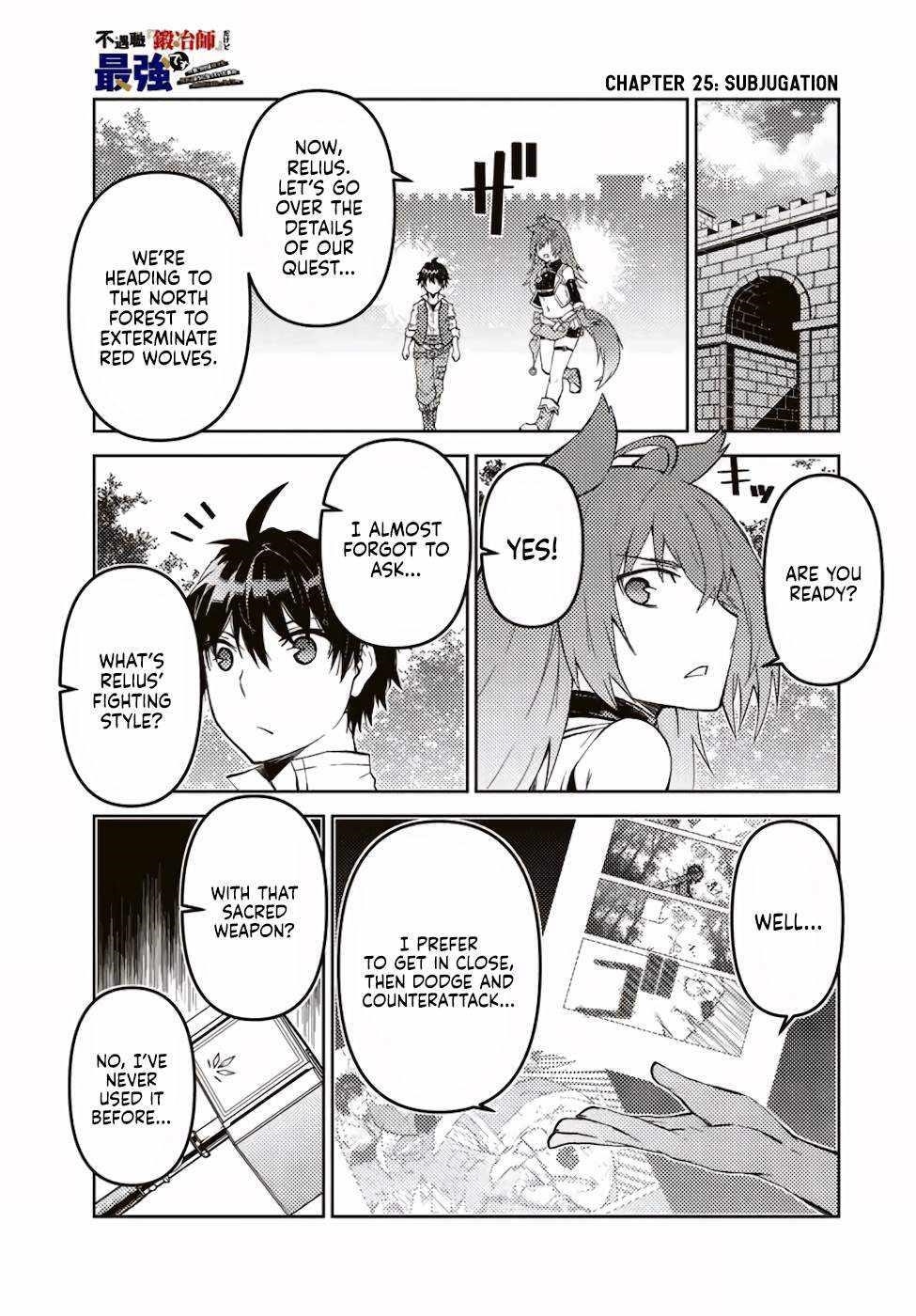 The Weakest Occupation “Blacksmith,” but It’s Actually the Strongest Chapter 25 - Page 1