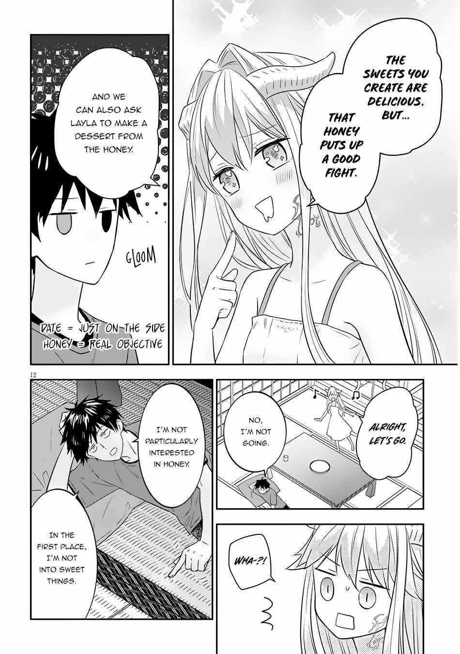 Maou Ni Natta Node, Dungeon Tsukutte Jingai Musume To Honobono Suru Chapter 43 - Page 12