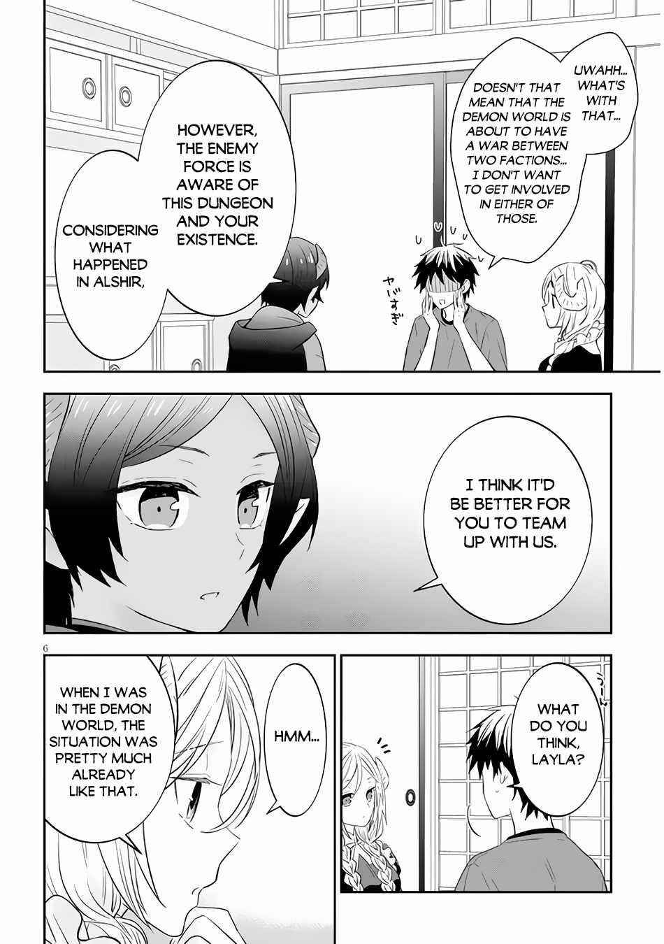 Maou Ni Natta Node, Dungeon Tsukutte Jingai Musume To Honobono Suru Chapter 50.1 - Page 6