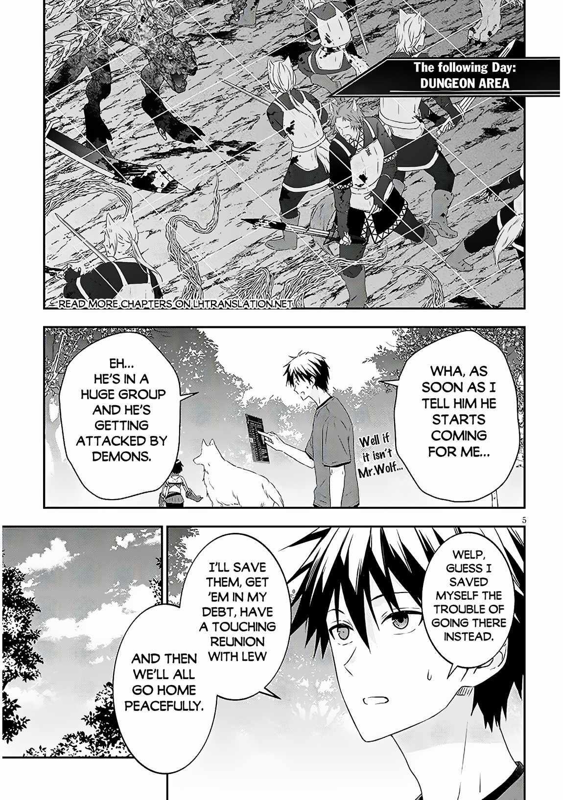 Maou Ni Natta Node, Dungeon Tsukutte Jingai Musume To Honobono Suru Chapter 71.1 - Page 5