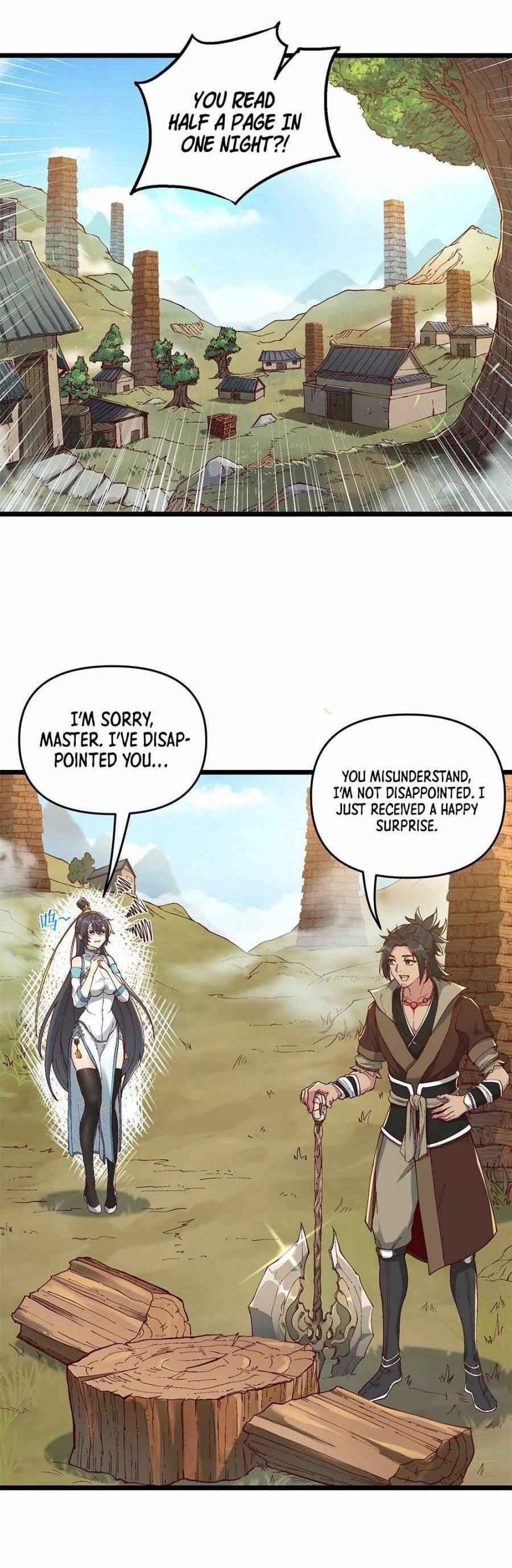 After Ten Years of Chopping Wood, Immortals Begged To Become My Disciples Chapter 4 - Page 1