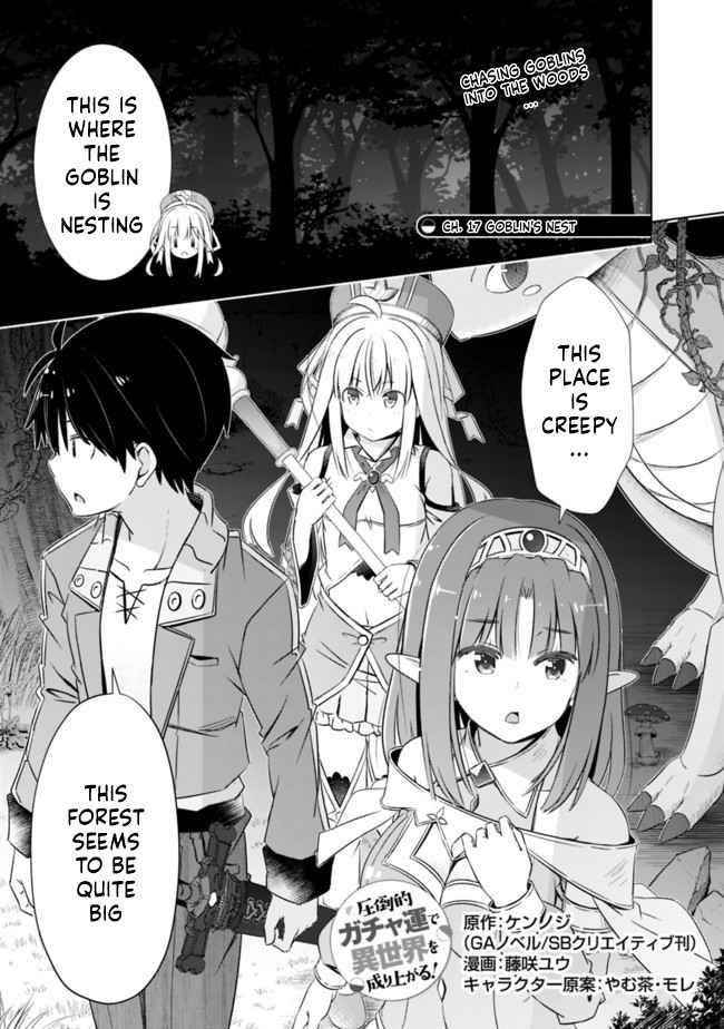 I Rose Suddenly In The Alternate World By Overwhelming Gacha With Luck! Chapter 17 - Page 1