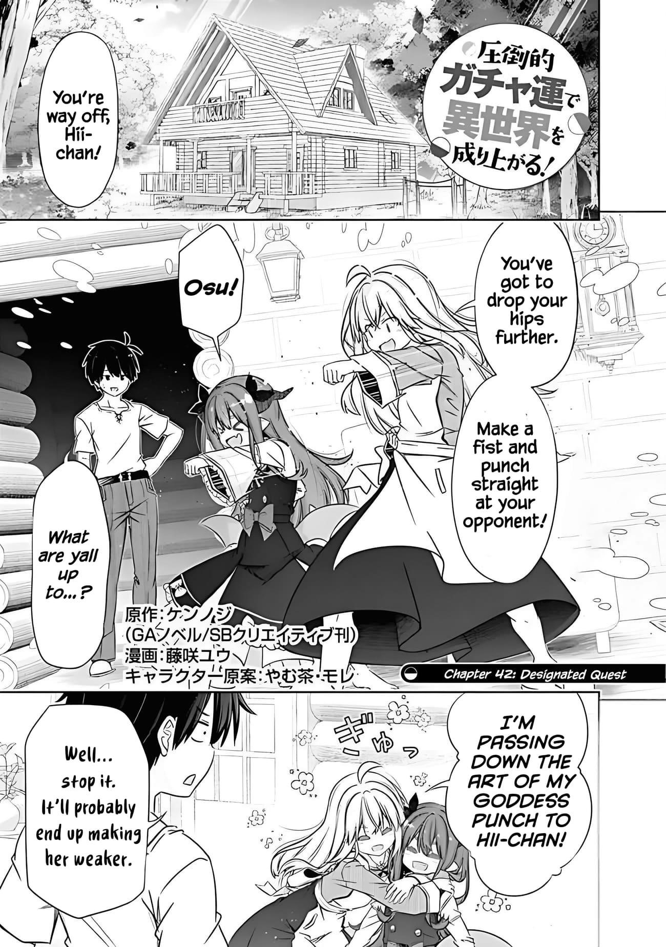 I Rose Suddenly In The Alternate World By Overwhelming Gacha With Luck! Chapter 42 - Page 1