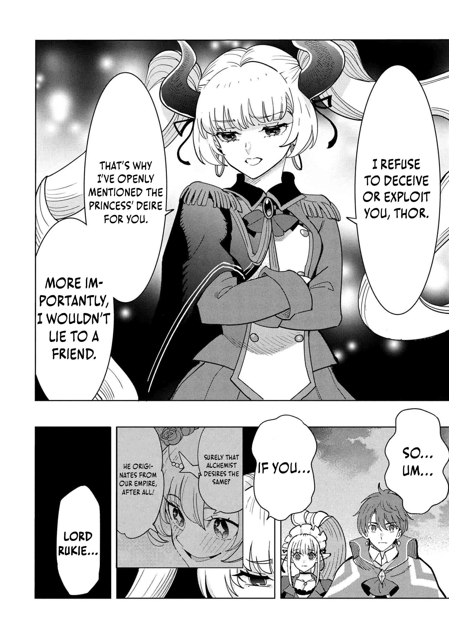 The Creation Alchemist Enjoys Freedom -If I Am Exiled From My Hometown, I Can Make Magic Items With Transcendent Effects at the Knees of the Demon Lord- Chapter 17 - Page 24