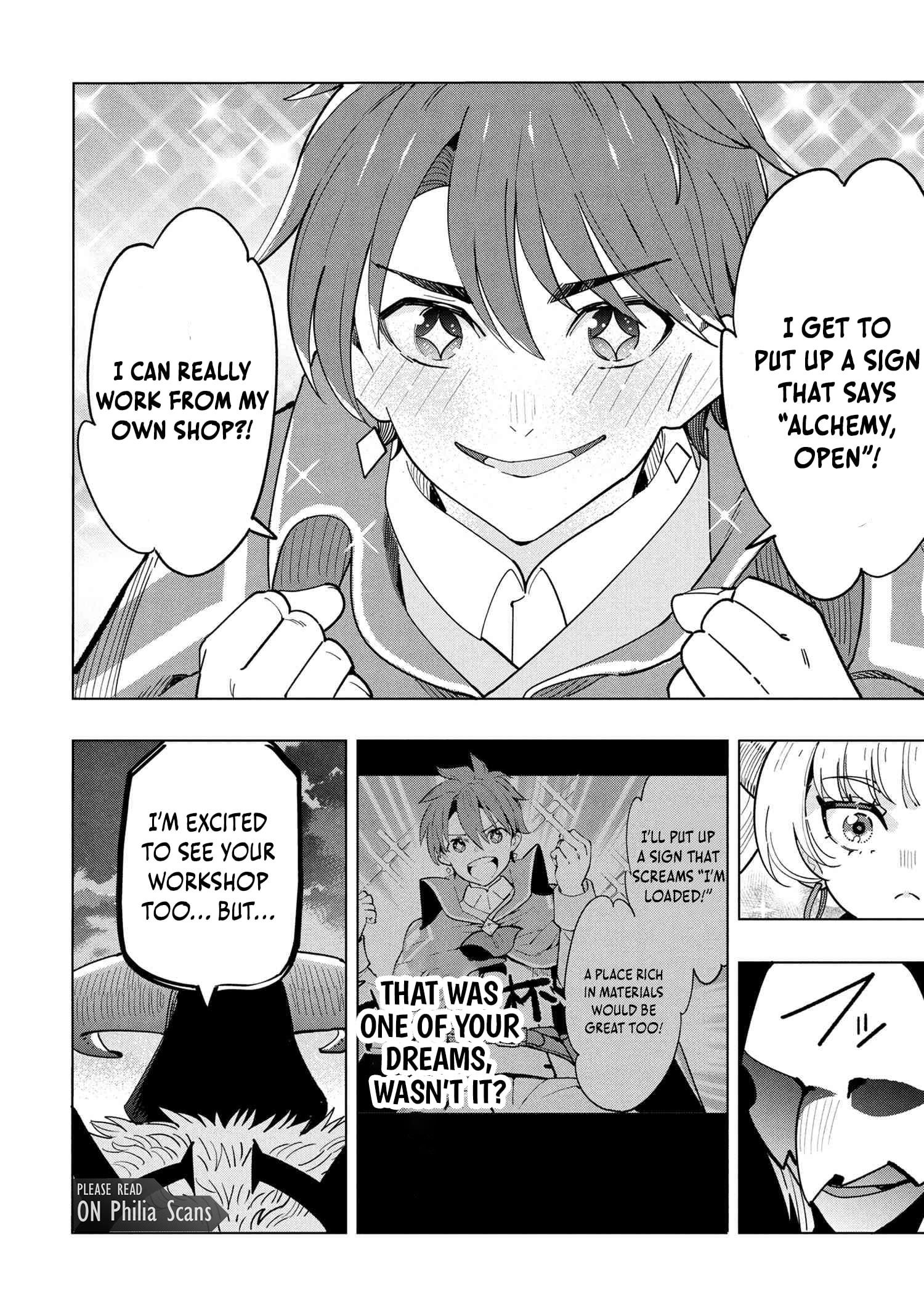 The Creation Alchemist Enjoys Freedom -If I Am Exiled From My Hometown, I Can Make Magic Items With Transcendent Effects at the Knees of the Demon Lord- Chapter 17 - Page 30