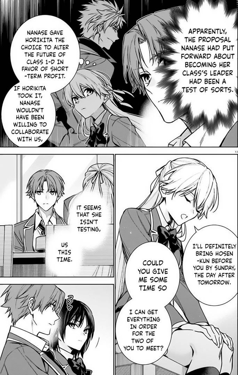 Classroom of the Elite – 2nd Year Chapter 11 - Page 13