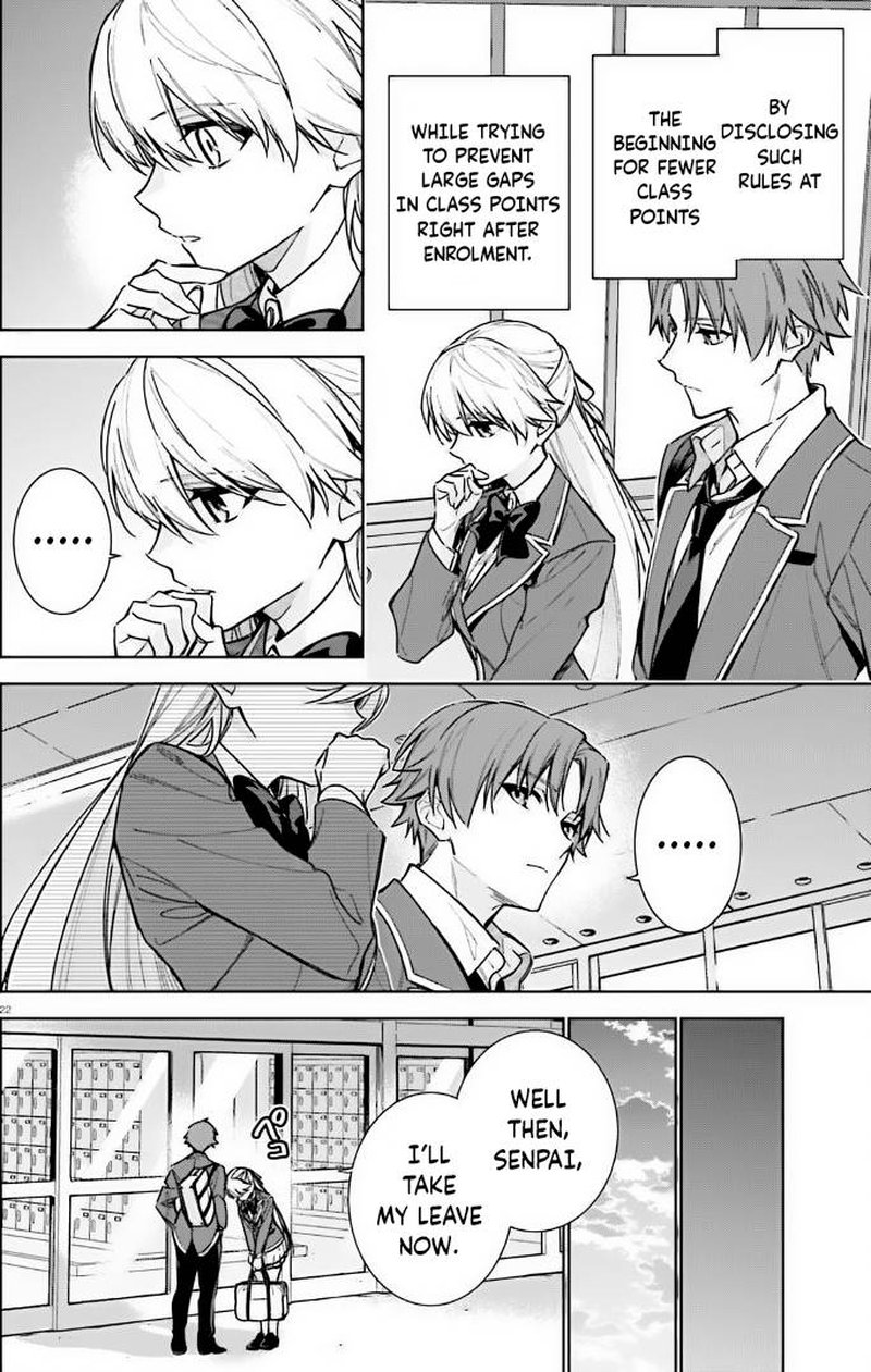 Classroom of the Elite – 2nd Year Chapter 11 - Page 22