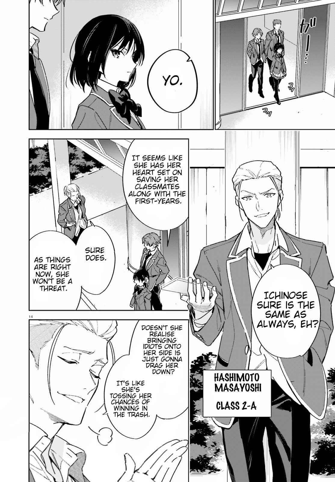 Classroom of the Elite – 2nd Year Chapter 2 - Page 14