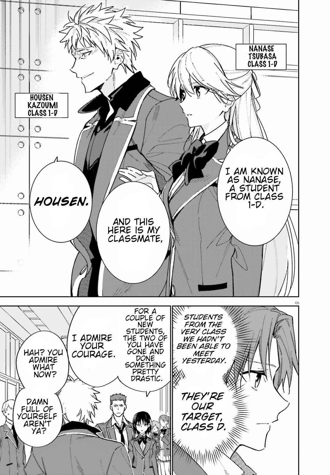 Classroom of the Elite – 2nd Year Chapter 3 - Page 5