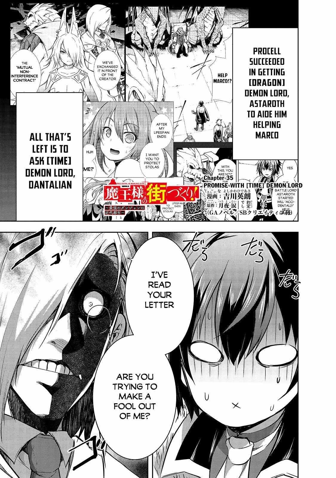 Maou-Sama No Machizukuri! ~Saikyou No Dungeon Wa Kindai Toshi~ Chapter 35 - Page 1