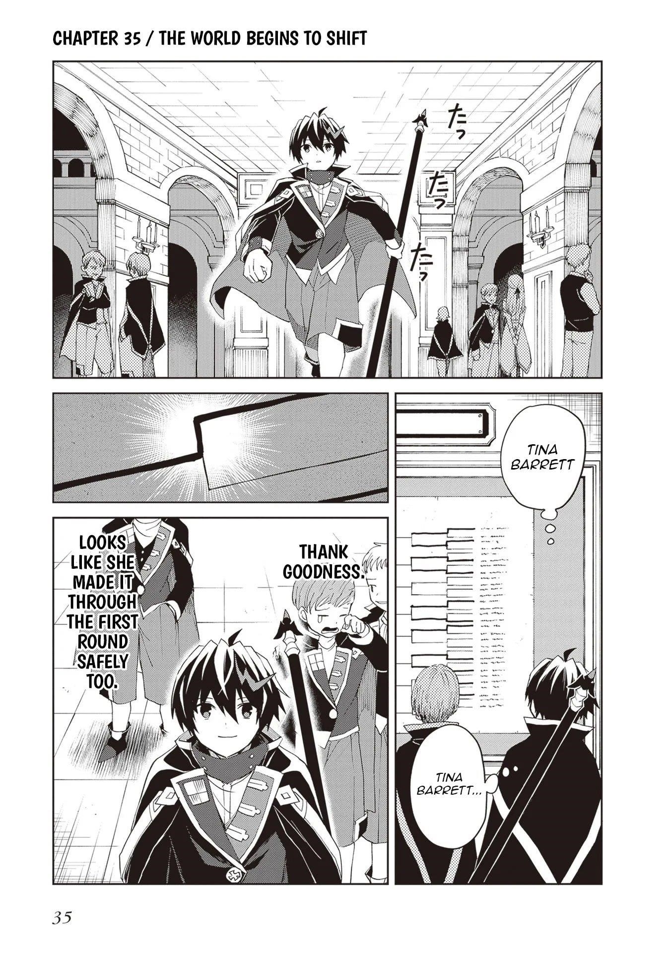 I Think I’ll Hide My True Ability to the Last Moment Chapter 35 - Page 1