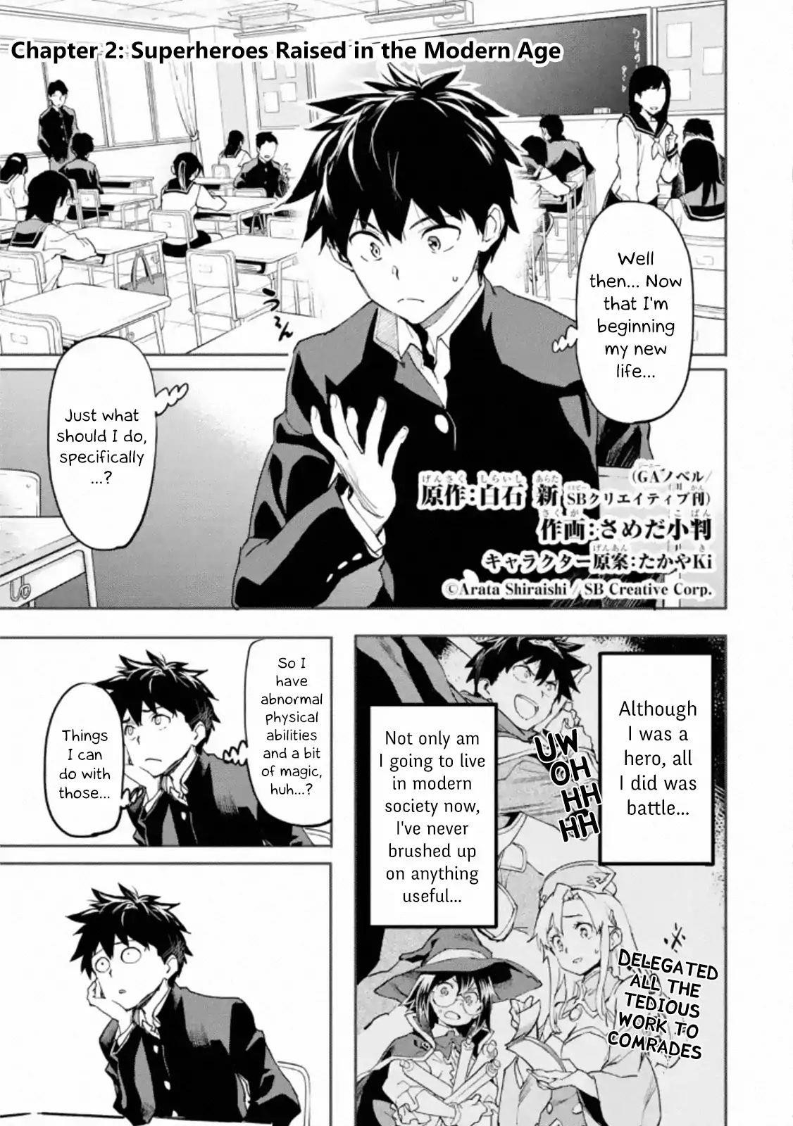 The Hero Who Returned Remains The Strongest In The Modern World Chapter 2.1 - Page 1