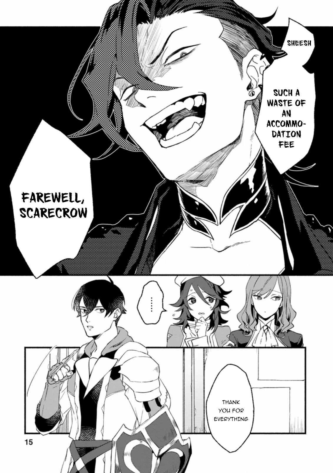 Sono Monban, Saikyou Nitsuki: Tsuihou Sareta Bougyo Ryoku 9999 no Senshi, Outo no Monban Toshite Musou Suru Chapter 1 - Page 13