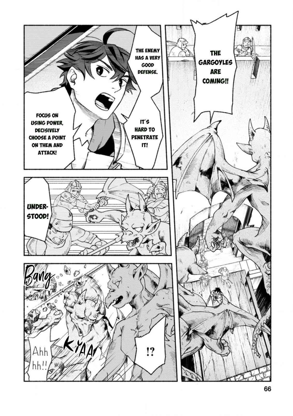 Sono Monban, Saikyou Nitsuki: Tsuihou Sareta Bougyo Ryoku 9999 no Senshi, Outo no Monban Toshite Musou Suru Chapter 13 - Page 2
