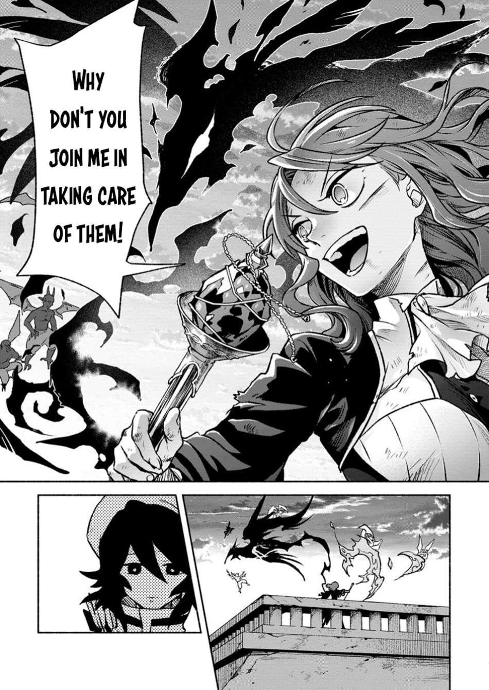 Sono Monban, Saikyou Nitsuki: Tsuihou Sareta Bougyo Ryoku 9999 no Senshi, Outo no Monban Toshite Musou Suru Chapter 33.2 - Page 2