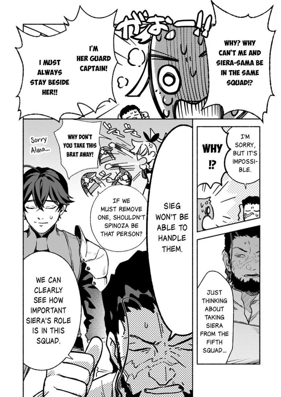 Sono Monban, Saikyou Nitsuki: Tsuihou Sareta Bougyo Ryoku 9999 no Senshi, Outo no Monban Toshite Musou Suru Chapter 35 - Page 12