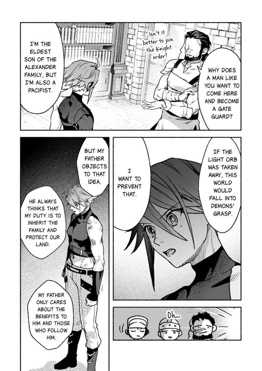 Sono Monban, Saikyou Nitsuki: Tsuihou Sareta Bougyo Ryoku 9999 no Senshi, Outo no Monban Toshite Musou Suru Chapter 36 - Page 3