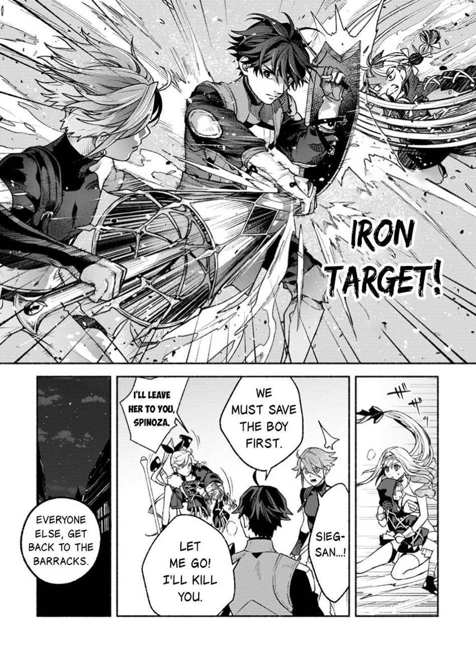 Sono Monban, Saikyou Nitsuki: Tsuihou Sareta Bougyo Ryoku 9999 no Senshi, Outo no Monban Toshite Musou Suru Chapter 38 - Page 3