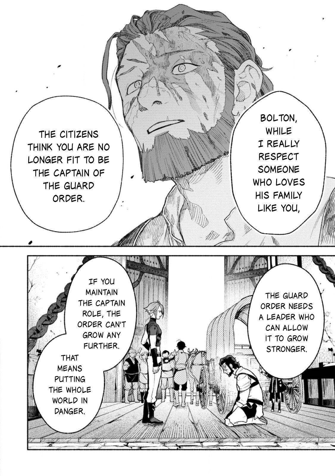 Sono Monban, Saikyou Nitsuki: Tsuihou Sareta Bougyo Ryoku 9999 no Senshi, Outo no Monban Toshite Musou Suru Chapter 39 - Page 28