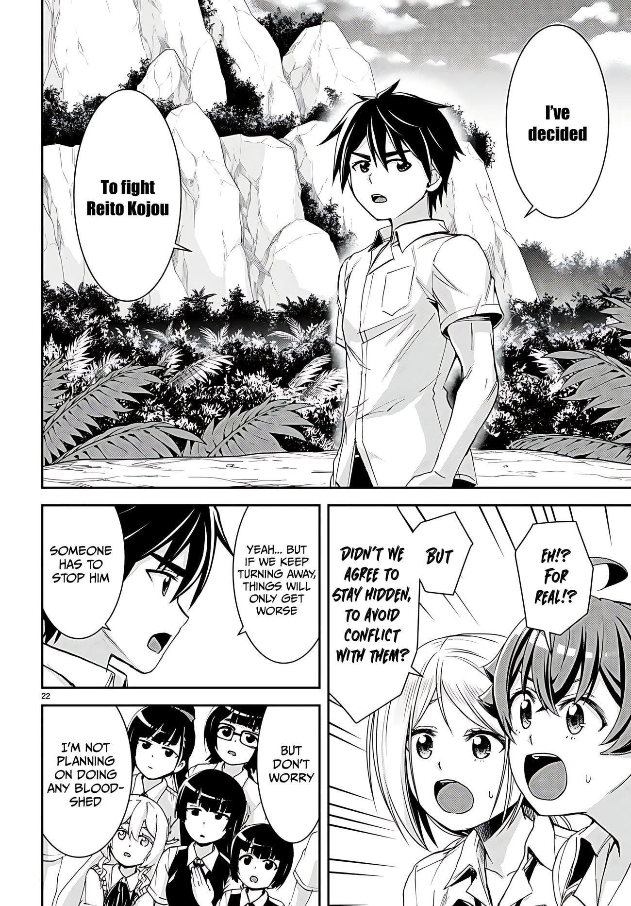 Isekai Yurutto Survival Seikatsu: Gakkou No Minna To Isekai No Mujintou Ni Tenishitakedo Ore Dake Rakushou Desu Chapter 30 - Page 23