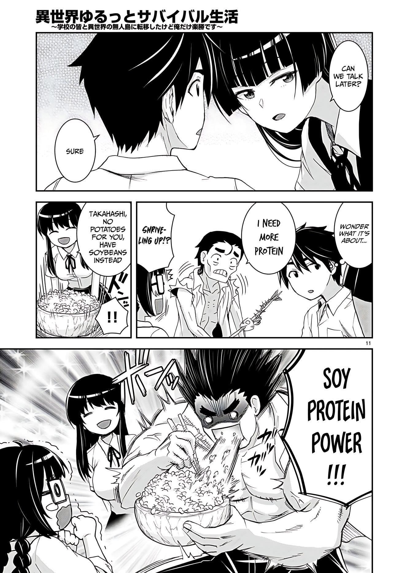 Isekai Yurutto Survival Seikatsu: Gakkou No Minna To Isekai No Mujintou Ni Tenishitakedo Ore Dake Rakushou Desu Chapter 32 - Page 12