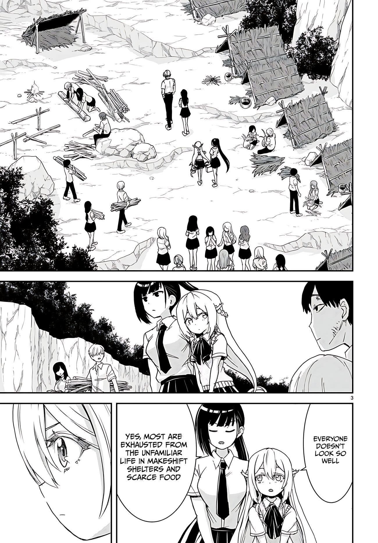 Isekai Yurutto Survival Seikatsu: Gakkou No Minna To Isekai No Mujintou Ni Tenishitakedo Ore Dake Rakushou Desu Chapter 34 - Page 4